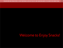 Tablet Screenshot of enjoysnacks.com